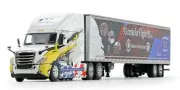 DCP FLIGHT 93/HALO FREIGHTLINER 2018 CASCADIA HIGH ROOF 1/64 60-1178