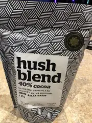 Hush Blend 40% Chocolate Rich Drinking Hot/Cold Drink Mix 1kg Cocoa Powder