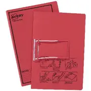 Avery Foolscap Tubeclip File Red