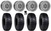 MetalFX Delta 6R Bdlk 15" Wheels GM CC 30" Intersect Tires Can-Am Maverick R