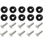 Aeroflow Billet Dress Up / Fender Bolt 10 Pack 5/16 UNC UHL 25mm Blac - AF64-4371BLK