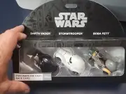 Disney Parks Star Wars Racers Die Cast Car Set Vader Boba Fett Storm Trooper NEW