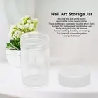 10pcs Nail Art Storage Jar Plastic Transparent Empty Mini Cosmetic Food Samp CHW
