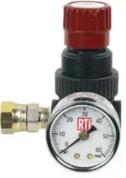 Reading Technologies (Rti) MR-1 Mini Regulator With 0 60 Gauge