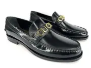 GUCCI Millennial Ribot Metal Logo Moccasin Men Loafers UK 13 - US 13.5 - EU 47
