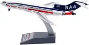 Pre-Built Model Aircraft 20CM Scale Civilian Aircraft Model 1/200 for Reeve Aleutian Airlines B727-100 N831RV Detailed Airliner Airplane Miniature Airplane Model