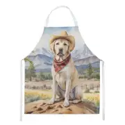 Labrador Retriever Cowboy Welcome Apron Cooking Kitchen Server Baking Crafts