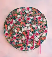 NEW STUNNING Glitterville Ring Around the Posies Tree Skirt