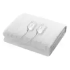 NNEDSZ Heated Electric Blanket Washable Fully Fitted Polyester Underlay Pad Doub