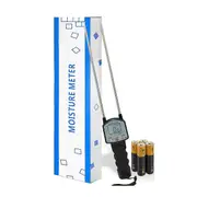 Digital Hay Moisture Meter Tester, Hay Moisture Probe for Accurate Real-Time Monitoring and Optimal