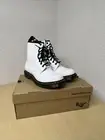 Dr. Martens Womens White Fashion Boots Size 8 (6210786) READ