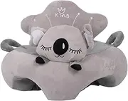 Baby Support Sofa,Cute Cartoon Design Soft Comfortable Foldable Infant Learning Sitting Sofa for Indoor,with Various Activities Like Playing and Reading (Style 5)