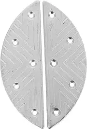 1 Pair Heavy Duty Metal Heel Guard Repair Plates for Mens Boots Shoes Fit Antislip Protection Sole Heel Plates for Enhanced Stability Comfort