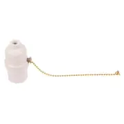 Light Switch White Extension Cord Vintage Socket Pull Chain Fixture