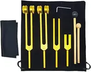 VAMEND 128 Hz Tuning Fork - Aluminium Alloy Fork, Sound Tool | Precision Frequency Franking with Soft Mallet Therapeutic Instrument