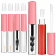 6 Pcs Empty Eyelash Bottle Lip Gloss Tube Mascara Refillable Tubes