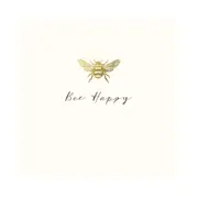 Hammond Gower Piano Bee Happy Simple Greeting Notecard - 10x10cm