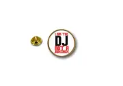 pins pin's flag badge metal lapel hat button bikerdj not jukebox music turntable