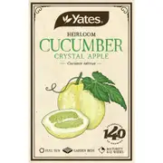Yates Heirloom Cucumber Crystal Apple Seeds each