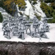 WW2 German Mountain Troops Gebirgsjäger 1/56 (28mm) Wargames & Collectors