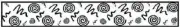 Mini Spiral Squiggle Design Polymer Clay Molding Mat Texture Rubber Stamp