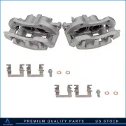 Pair Front Brake Caliper w/ Bracket For Impala Monte Carlo Lucerne Rendezvous