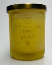 1 DW Home APPLE WALNUT Scented Mini Small 1-Wick Wax Candle (3.8 oz)