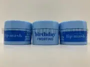 Bath & Body Works Birthday Frosting Nourishing Lip Balm Chapstick Mask S/3 4148C