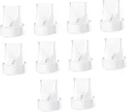 Generic 12x Duckbill Valves Silicone Clear Easy Clean Accessories Replacement Valve for M5 Wearable Pump Pump