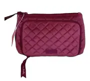 Vera Bradley Majestic Magenta Compact Organizer Make-Up Travel Cosmetic Case NEW