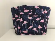 Vera Bradley NWT ReActive Drawstring Family Tote Bag FLAMINGOPARTY Tropical