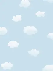 Clouds Over the Rainbow Cloudy Sky Wallpaper Blue Holden 90991