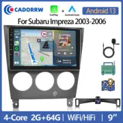 64G 9'' Android 13 Carplay Stereo Radio GPS Head Unit For Subaru Impreza 2002-07 (for: Subaru)