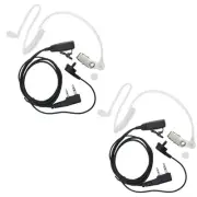 2 Pin Air Covert Acoustic Earpiece Headset for Two Way Radio Kenwood PUXING B...