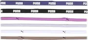 [PUMA] Women's Essential Hairbands, Black/Blue Crystal/Wild Berry/Cool Weather/Dark Clove, UA