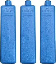 3PCS 200ML Ice Block, Long Lasting Freezer Blocks Reusable Portable Cooler Ice Packs for Food Beverage Refrigerator Air Conditioner Fan