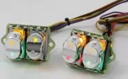 Harley Davidson 1998 UP FLHT/CUI Fairing Rocker Switch Kit - Chrome