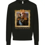 Beagle King Funny Dog Kids Sweatshirt Jumper