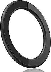 RUNGOS for iPhone Wall Mount Magnetic Ring Holder (Strong Magnet) for MagSafe Wall Mount Phone Wall Mount, Magnetic Car Phone Holder for iPhone 16 15 14 13 12 Pro Max, for MagSafe Case, Black