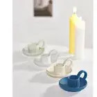 Ceramic Nordic Candle Holder Candle Simple Geometric Cup-shaped Candle HoldeBXA