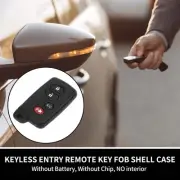 4 Button Keyless Entry Remote Fob Key Shell Case for Toyota Prius 2010-2013