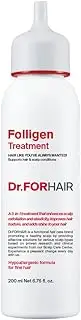 Dr.FORHAIR Scalp Strengthening Folligen Treatment 200 ml/6.76 fl. oz. | 3-in-1 Treatment for Scalp, Hair And Volume | Hair Strengthening | Protein Care | Volumize and Revitalize | Silicon-free