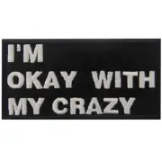 Embroidered Iron on Sew on Patch Back Punk Rock biker patches Appliques Badges