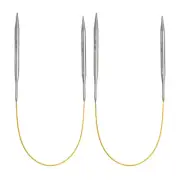 2pcs 15.75" Circular Knitting Needles US 10/6.0mm Needles 4.33"