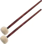 Kisangel 2pcs Professional Drumsticks Wood Handle Percussion Mallet Versatile Tuning Marching Drum Tool for Beginners and Experts Sleek Design for All Drum Styles