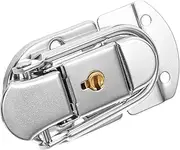 HOMSFOU Compact Toggle Latch for Suitcases Luggage Versatile Locking Mechanism for Sleek Stylish Design Adaptable Hasp Buckle for Jewelry Boxes Guitar Cases Construction