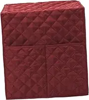 Perfk Coffee Maker Appliance Cover, Kitchen Appliance Covers, Waterproof Machine Washable with Pockets Coffee Maker Cover, for Coffee, red