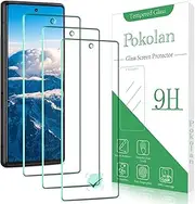 [Pokolan] 3 Pack Screen Protector for Google Pixel 7 Tempered Glass, Fingerprint ID Compatible, 9H Hardness, Case Friendly, Bubble Free, Anti-Scratch, Ultra Resistant