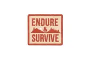 Grindstore Endure And Survive Iron On Patch (Orange) (One Size)