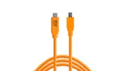 TetherPro USB-C to USB 2.0 Mini-B 5-Pin 4.6m - O
